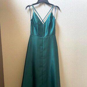 Long Dark Green Formal Gown